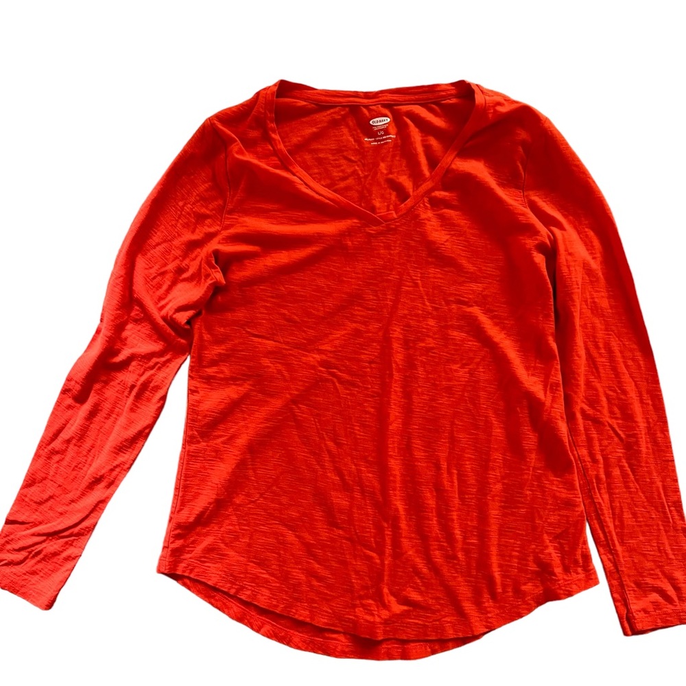 NWOT Old Navy Long Sleeve Tee Size Large Casual Soft Everyday Basic Top